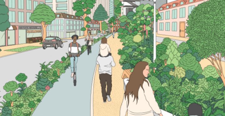 Familles bagnoletaises sur le Grand Chemin