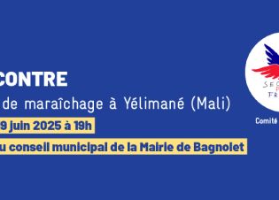 Présentation jeudi 19 juin du projet de maraichage au Mali