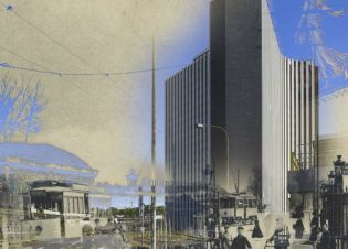 Un montage photo entre le passé de Bagnolet et le présent