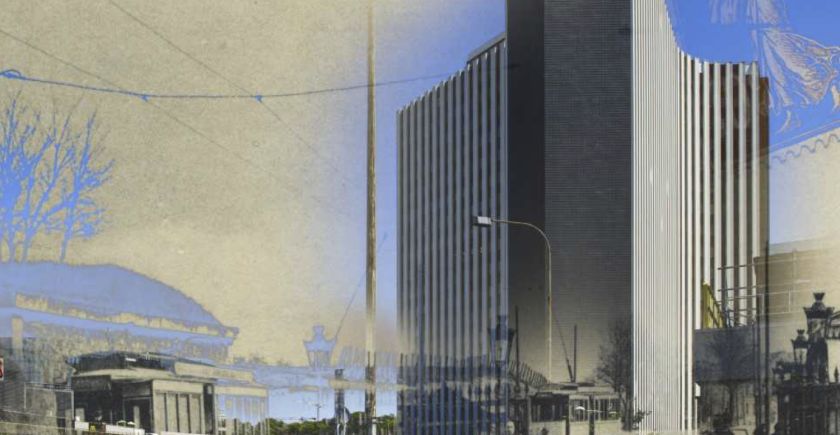 Un montage photo entre le passé de Bagnolet et le présent
