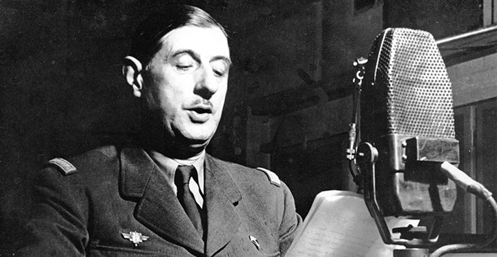 Le Général De Gaulle lance l'appel du 18 juin sur les ondes