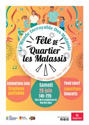 Fête de quartier Les Malassis samedi 28 juin