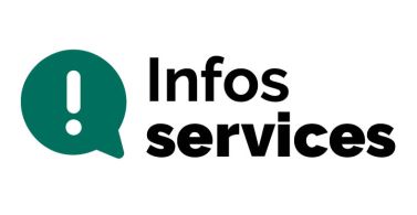 Point d'exclamation vert pour l'info services