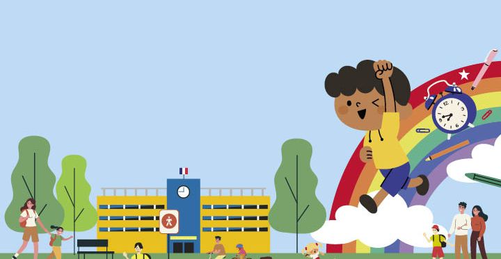 Après l'école, la rue est réservée aux piétons