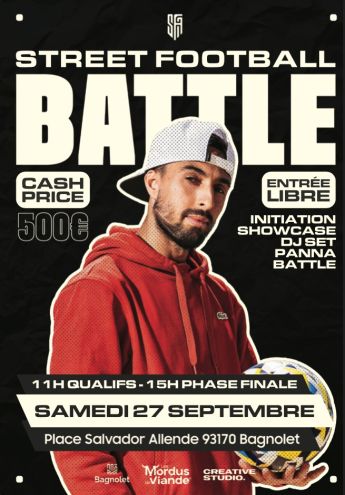 Jordan Meunier, tête d'affiche de la Battle freestyle football