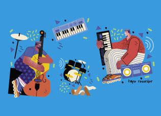 illustration de musiciens