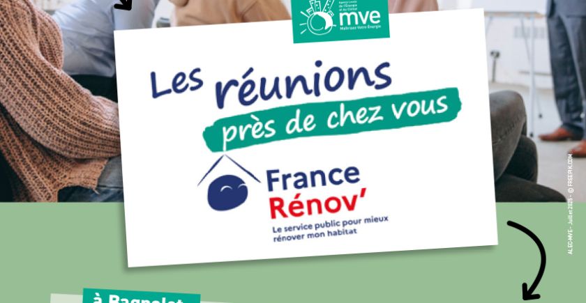 Affiche pour prendre rendez-vous ace France Rénov'