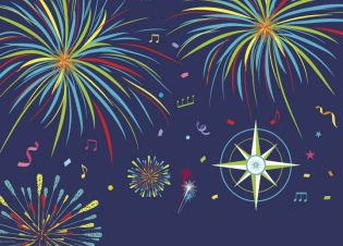 Illustration d'un feu d'artifice