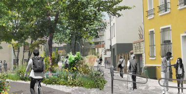 Une rue de Bagnolet en 2026 après la création du Grand chemin