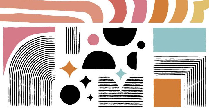 Illustration de lignes et de formes géométriques