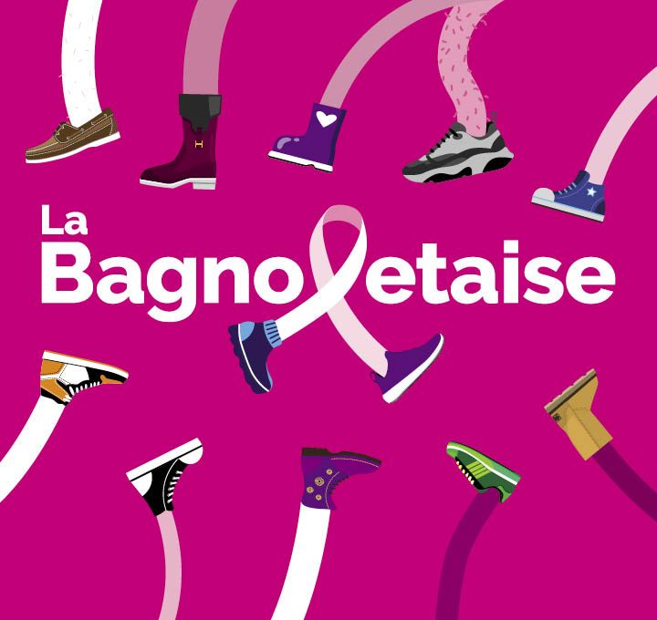 Illustration des chaussures de sports pour participer à La Bagnoletaise