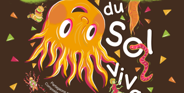 illustration des racines forment un visage enfantin